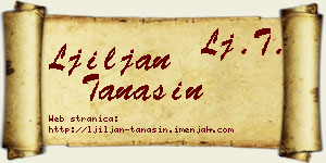 Ljiljan Tanasin vizit kartica